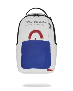 KEITH HARING BIG BLUE PURSE ART BACKPACK