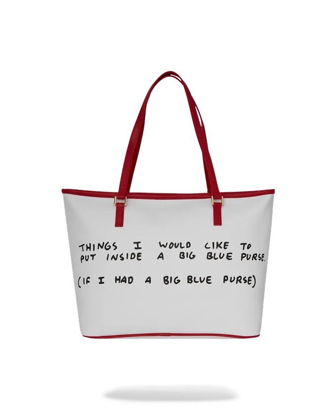 KEITH HARING THE BIG BLUE PURSE ART TOTE