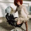 KNIT SHARKS IN PARIS IN CREAM SAVAGE BACKPACK