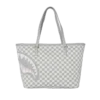 KNIT SHARKS IN PARIS IN CREAM TOTE