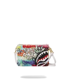 LE MONDE DES GRAFFITIS CROSSOVER CLUTCH