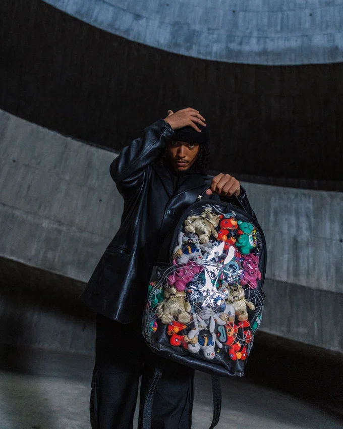 LEGIT BEARS STUFFED IN THIS BAG BACKPACK