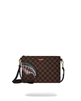 LENTICULAR EFFECTS CROSSOVER CLUTCH W/ SHOULDER STRAP