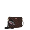 LENTICULAR EFFECTS CROSSOVER CLUTCH W/ SHOULDER STRAP