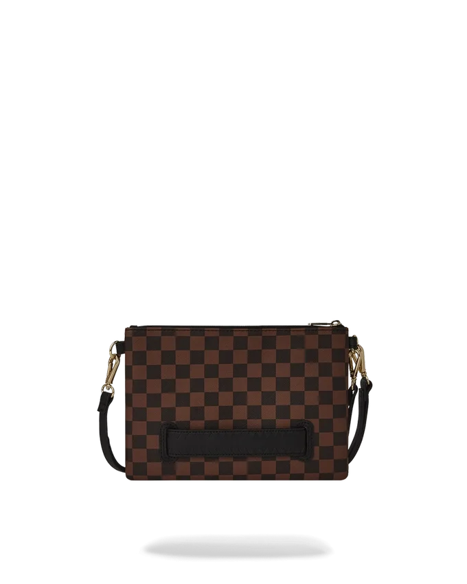 LENTICULAR EFFECTS CROSSOVER CLUTCH W/ SHOULDER STRAP