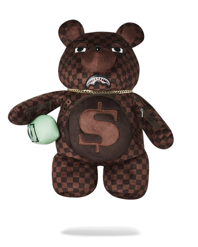 LENTICULAR EFFECTS MONEYBEAR TEDDYBEAR BACKPACK