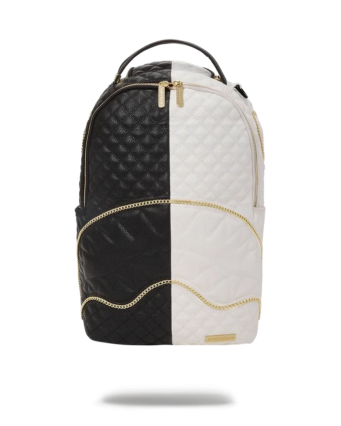 LEVELED UP SPLIT QUILT SHARK BACKPACK (DLXV)