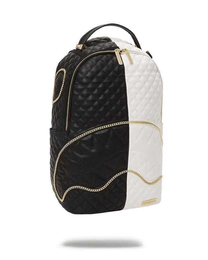 LEVELED UP SPLIT QUILT SHARK BACKPACK (DLXV)