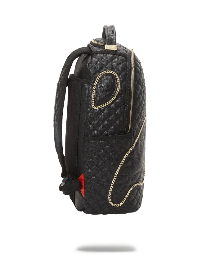 LEVELED UP SPLIT QUILT SHARK BACKPACK (DLXV)