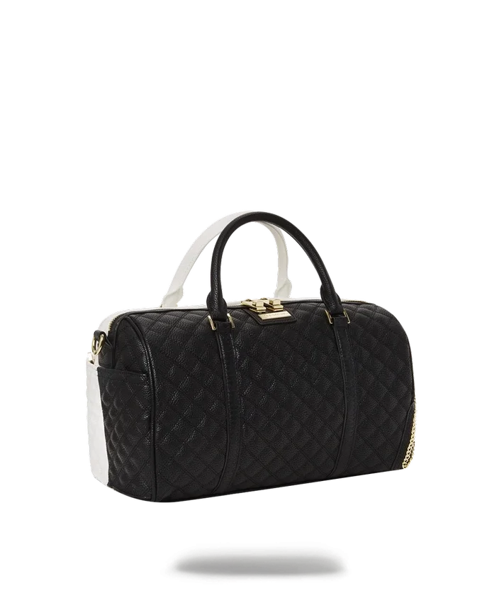 LEVELED UP SPLIT QUILT SHARK MINI DUFFLE