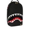 LIGHTS OUT SHARKS IN PARIS CHENILLE SHARK BACKPACK