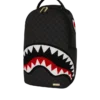 LIGHTS OUT SHARKS IN PARIS CHENILLE SHARK BACKPACK