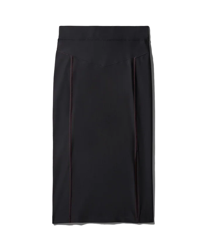 LONGUETTE SKIRT (BLACK)