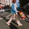 LOONEY TUNES TAZ MARVIN BUST OUT BACKPACK (DLXV)