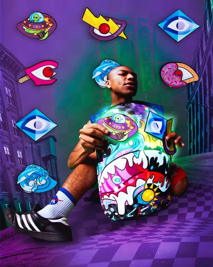 MAD SCIENTIST (6 REMOVABLE EYES) BACKPACK