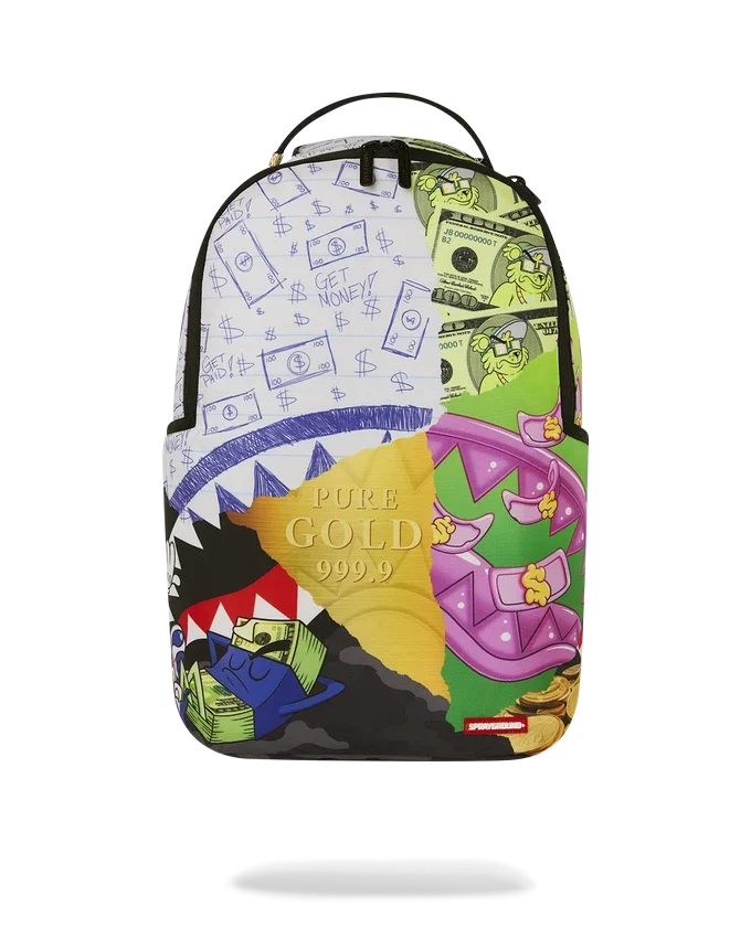 MEAN MONEY COLLAGE BACKPACK