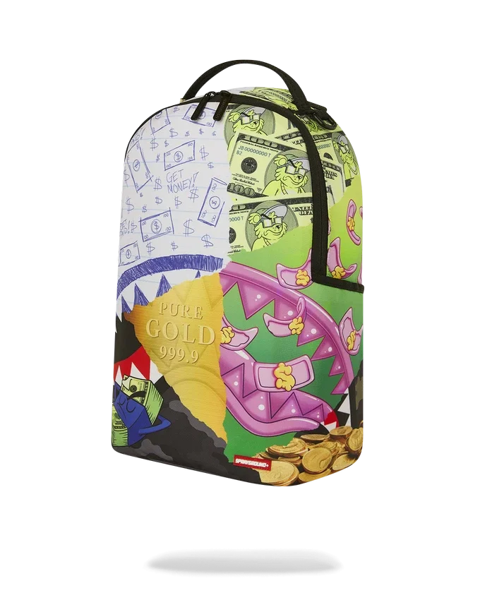 MEAN MONEY COLLAGE BACKPACK