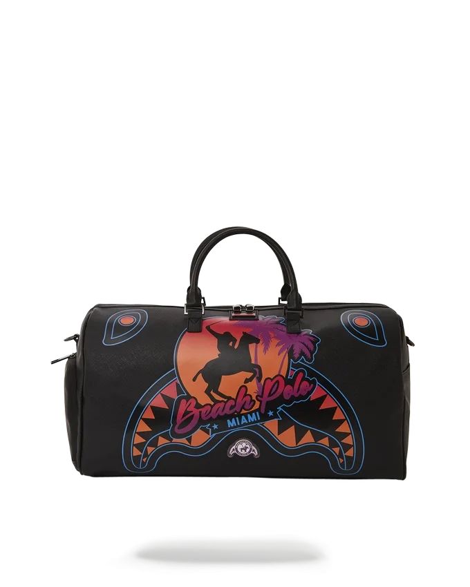 MIAMI BEACH POLO COLLAB DUFFLE (BLACK)