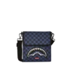 MIDNIGHT MAGIC SHARKS IN PARIS MESSENGER SLING BAG