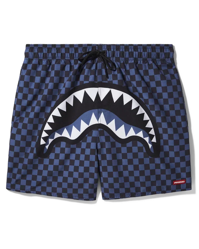 MIDNIGHT MAGIC SHARKS IN PARIS SWIM SHORTS