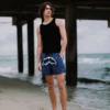 MIDNIGHT MAGIC SHARKS IN PARIS SWIM SHORTS