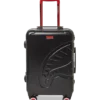 MOLDED SHARKITECTURE BLACK HARDSHELL CARRY-ON LUGGAGE