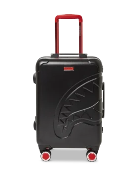 MOLDED SHARKITECTURE BLACK HARDSHELL CARRY-ON LUGGAGE