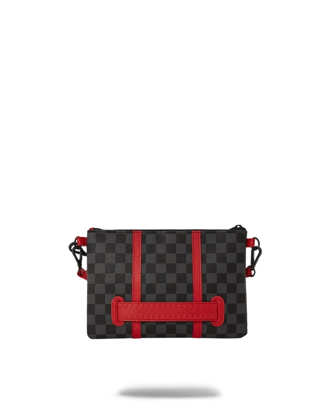 MONACO SHARK CLUB CROSSOVER CLUTCH W/ SHOULDER STRAP