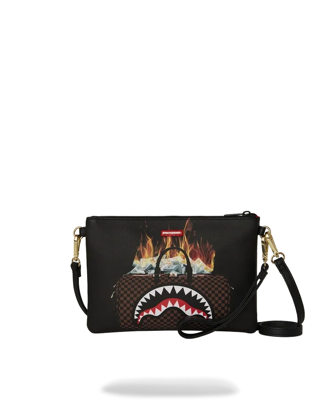 MONEY BAG DOUBLE TAKE CROSSOVER CLUTCH