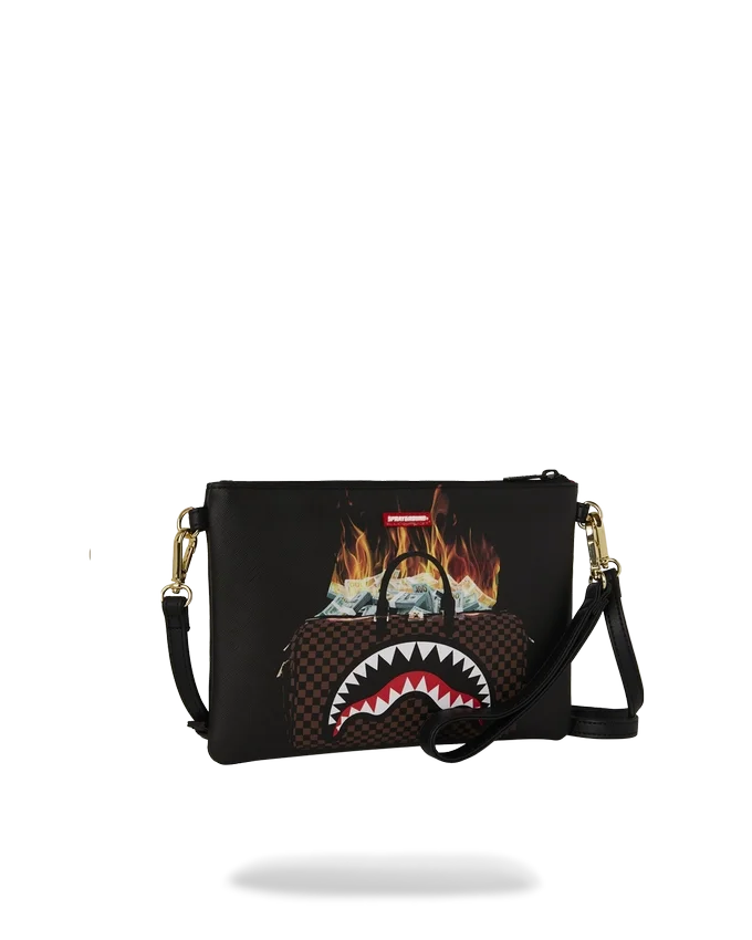MONEY BAG DOUBLE TAKE CROSSOVER CLUTCH
