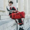 MONEY PATTERN BRICK DUFFLE