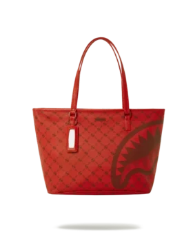 MONEY PATTERN BRICK TOTE