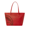 MONEY PATTERN BRICK TOTE