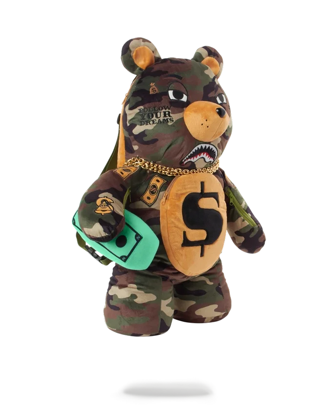 MONEYBEAR TEDDY BEAR BACKPACK