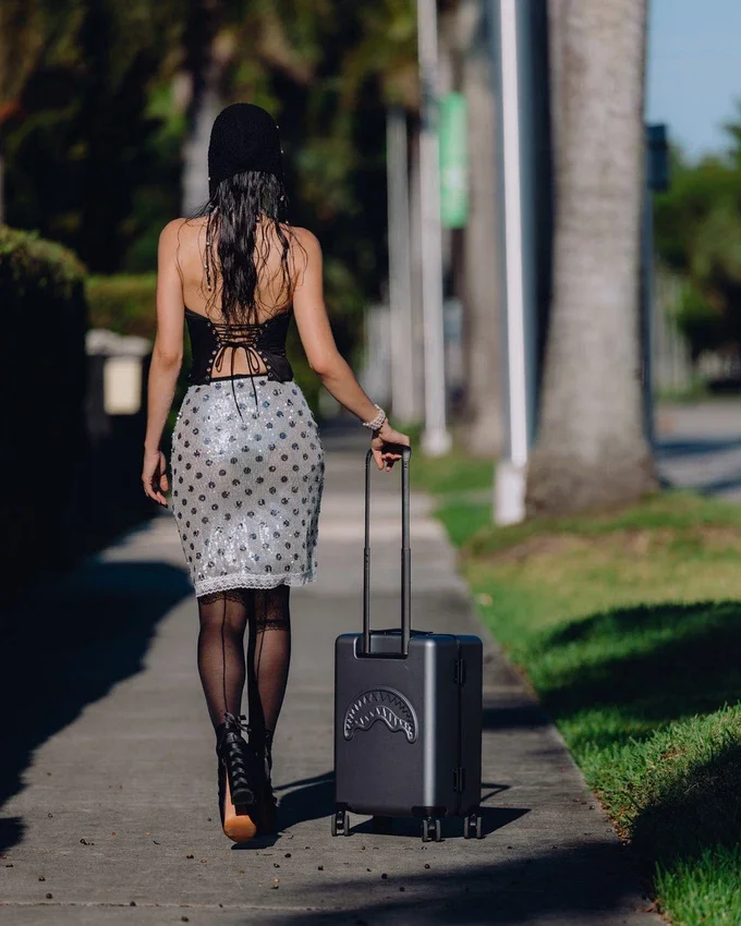 MONEYBEAR VAULT: HARDSHELL CARRY-ON LUGGAGE
