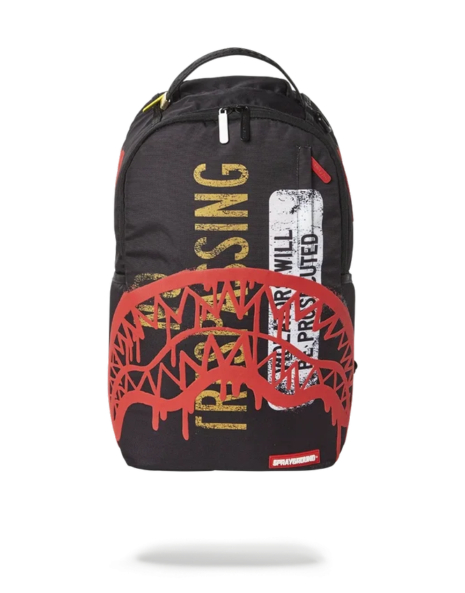 NO TRESPASSING BACKPACK