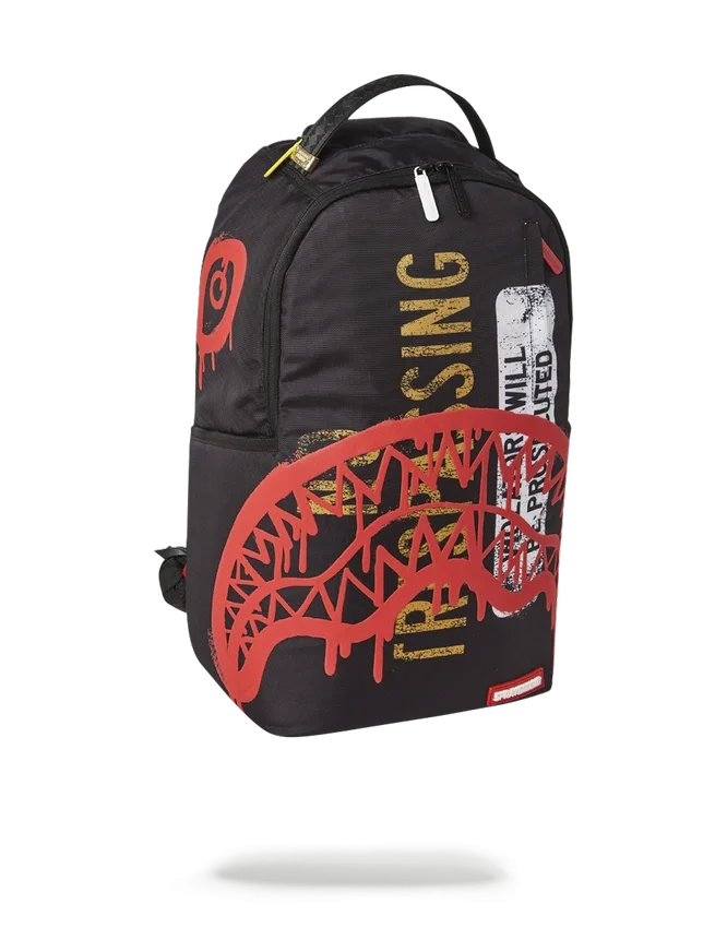 NO TRESPASSING BACKPACK