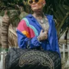 NOIR QUILT GOLD CHAIN SHARK DUFFLE