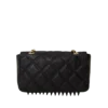 NOIR QUILT GOLD CHAIN SHARK HANDBAG