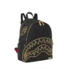 NOIR QUILT GOLD CHAIN SHARK SAVAGE BACKPACK
