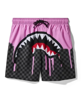 OCEAN DRIP CHECK SWIM SHORT