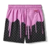 OCEAN DRIP CHECK SWIM SHORT