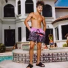 OCEAN DRIP CHECK SWIM SHORT