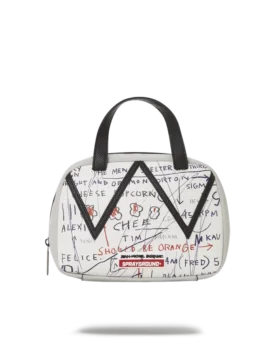 OFFICIAL BASQUIAT UNTITLED (CHEESE POPCORN) 1983 HANDBAG
