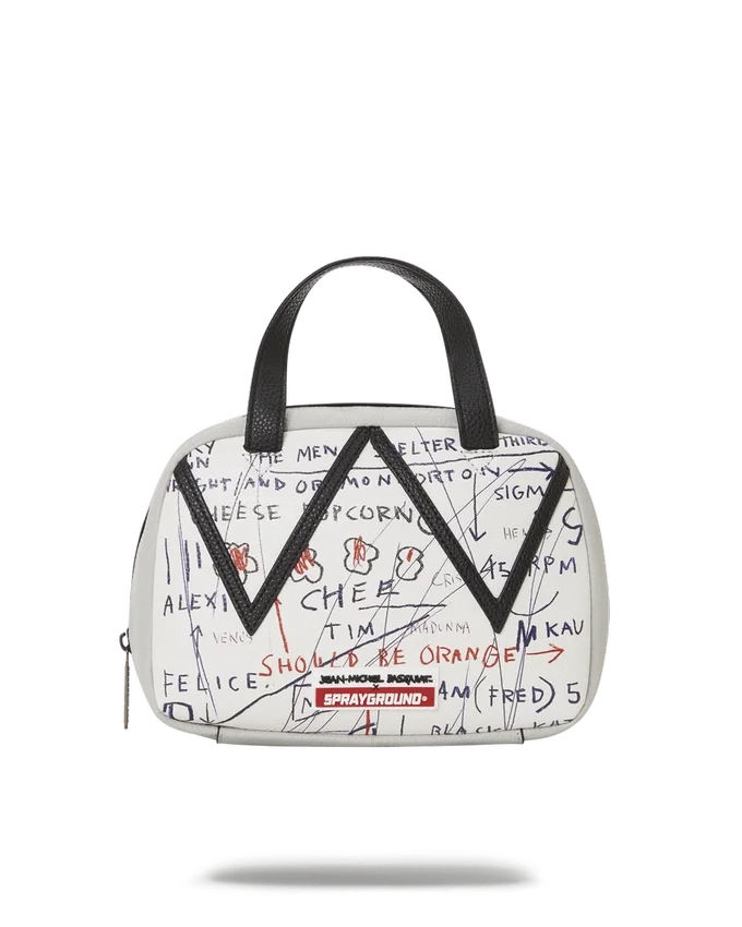 OFFICIAL BASQUIAT UNTITLED (CHEESE POPCORN) 1983 HANDBAG