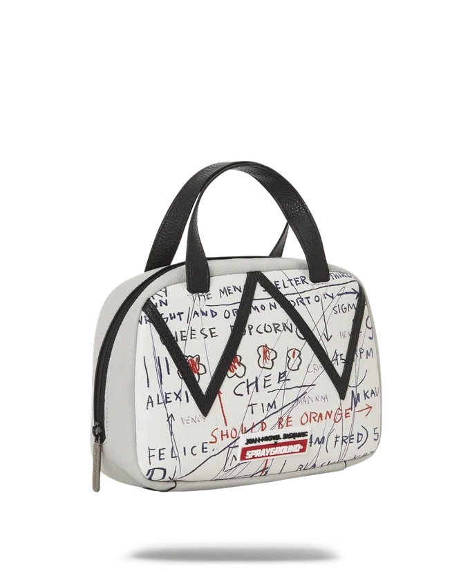 OFFICIAL BASQUIAT UNTITLED (CHEESE POPCORN) 1983 HANDBAG
