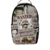 ONE PIECE WANTED SHARK POSTERS BACKPACK