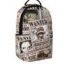 ONE PIECE WANTED SHARK POSTERS BACKPACK