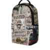 ONE PIECE WANTED SHARK POSTERS BACKPACK