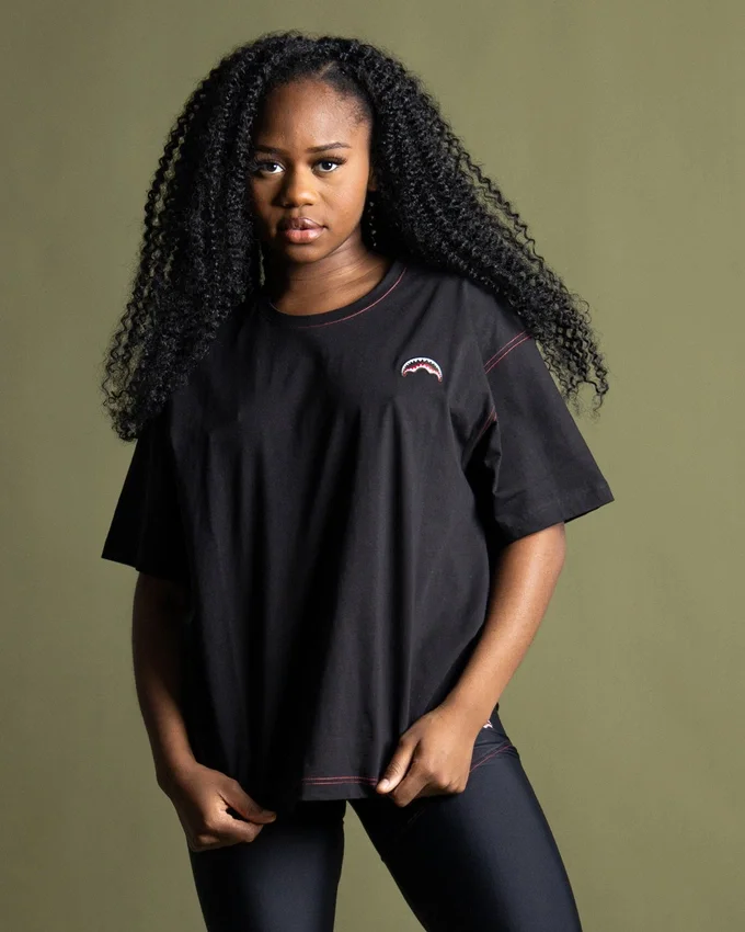 OVER SHARK T-SHIRT (BLACK)